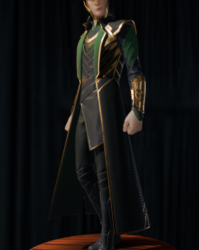 🦹 Loki (Marvel Cinematic Universe) 3D Printable Model with Base・ STL ...