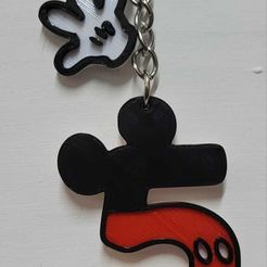 Mickey5.jpg Fichier STL Mickey numéro 5 avec la petite main・Modèle à télécharger et à imprimer en 3D