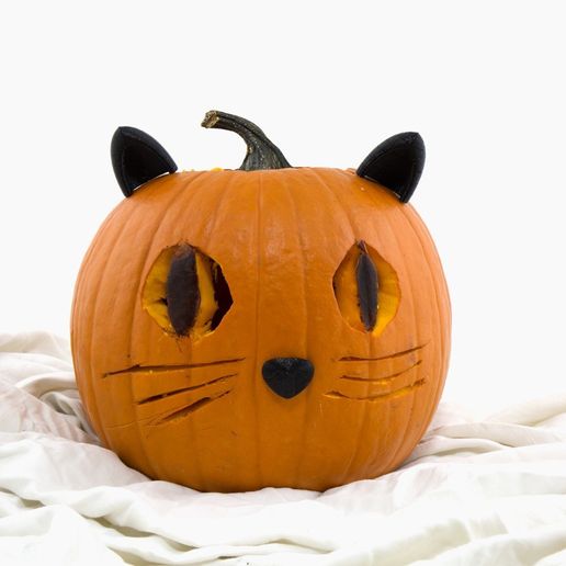 Download free STL file Pumpkin Cat • Object to 3D print • Cults