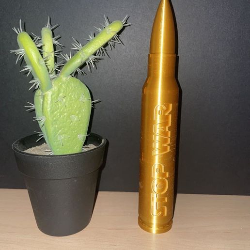 stop war cartridge 3D model