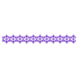 F-M-3.STL Floral scroll pattern relief strip