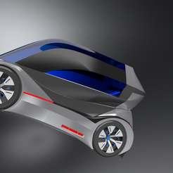 3333.png Descargar archivo STL Concepto de vehículo eléctrico Mini • Diseño para la impresora 3D, Shazzy