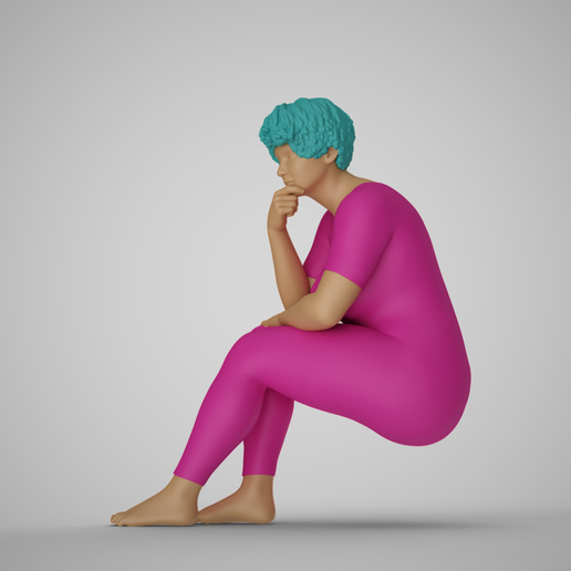 014141.png Thoughtful Woman Sitting 2