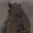 oso para renders.54.png STL file Long Haired Bear Sculpture・3D printable model to download