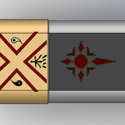 Katana Shaft Close Up to Name and Symbol.PNG Katana 3D Design (Personalized)