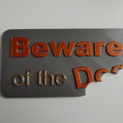 dog.jpg Free STL file Beware of the Dog・3D printable object to download