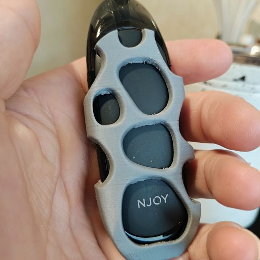 🔌 Njoy protective case (Bio-Frame) exoskeleton: vape case for Njoy vape・Free  3D File for 3D printing and Electronics