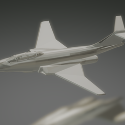 F101bNew.png Archivo STL gratis McDonnell F-101B Voodoo・Modelo imprimible en 3D para descargar