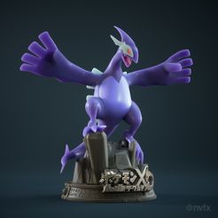 LugiaThumb_v1_1K.jpg STL file Shadow Lugia Pokemon XD Gale of Darkness・Template to download and 3D print