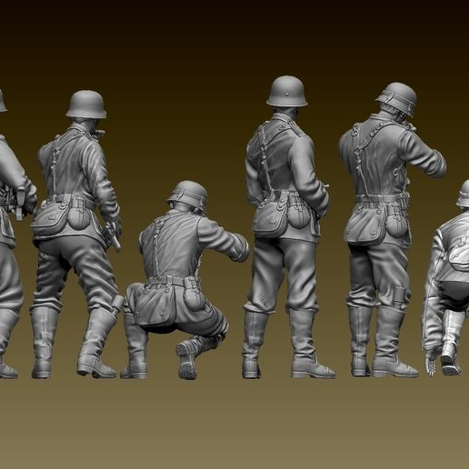 3453453425.jpg German soldiers 3D print model