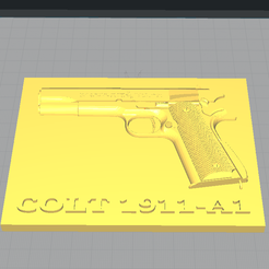 STL file Colt 1911 A1 CAL .45 ACP Frame 🖼️・3D printable model to  download・Cults