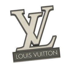 STL file Louis Vuitton logo bail link 3D print model・3D printable model to  download・Cults