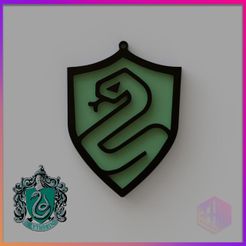 STL file hogwarts legacy Slytherin (Harry Potter) CONTROLLER STAND