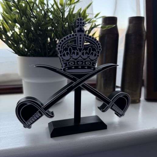 🗿 Royal Army Physical Training Corps RAPTC Capbadge・ STL File for 3D ...