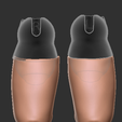 Regular-Knee-Thighs.png [KABBIT BJD]  - Mobility Hip and Thighs + Heart Knees - (For FDM and SLA Printers)