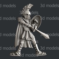 P369a.jpg Fichier STL Soldat romain・Modèle imprimable en 3D à télécharger