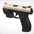 1.300.jpg Modified Walther P99 from the movie Underworld 3d print model