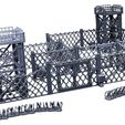 Chain-Link-Fences-7-w.jpg Industrial Chain Link Fences And Watch Towers For Sci Fi/Industrial Tabletop Terrain And Dioramas