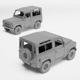 defender_90_2.jpg Land RoverDefender 90 - H0 scale car model kit