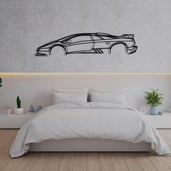 bedroom.jpg Wall Art Super Car Lamborghini Diablo
