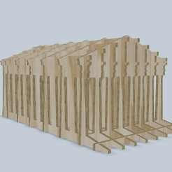 temple_greek.png Free STL file Greek temple puzzle・3D print object to download