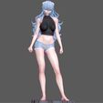ace MASTER oes REI AYANAMI CASUAL MILF LONG HAIR EVANGELION ANIME CHARACTER 3D PRINT