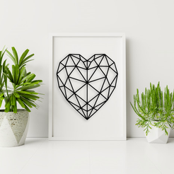 coeur.png Modern geometric decoration : heart