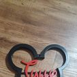 Snapchat-908138707.jpg Disney Inspired Home Sign Mickey minnie Head Home Decor Cake Topper Personalized Wall Art