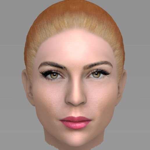 👩 Beautiful woman bust for full color 3D printing TYPE 6・ STL File for ...