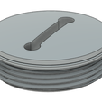 bouchon.png STL file Boat tank cap (water, fuel, waste)・3D print model to download