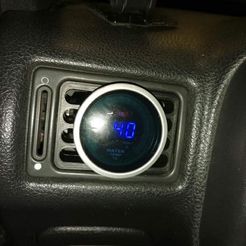 Air Vent Gauge Pod, size 52mm, Fits Peugeot 106 Central + Left