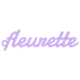Fleurette.stl Fleurette