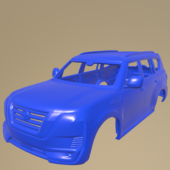 c25_013.png Fichier STL Nissan Patrol Ti L 2020 CARROSSERIE IMPRIMABLE・Modèle pour imprimante 3D à télécharger