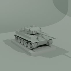 tank tiger 3.jpg Archivo OBJ tanque tigre 1・Objeto imprimible en 3D para descargar
