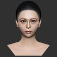 23.jpg Beautiful asian woman bust for full color 3D printing TYPE 10