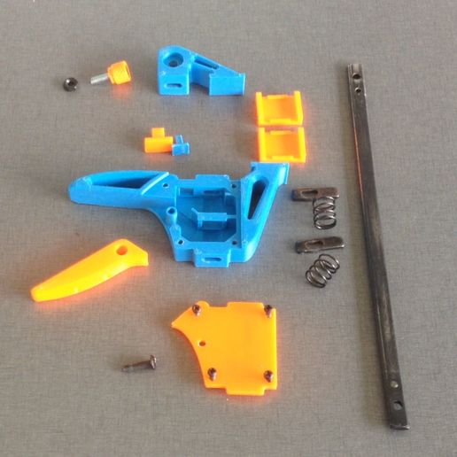 4.JPG STL file 1-hand quick release clamp 3D printed・3D printable model to download, woody3d974