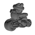 PereNoel_Moto_03.png Download free STL file Nounours Père Noël MOTO • 3D printing object, Steph