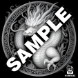 Samp.png Chinese Dragon Relief for CNC Laser and 3D Print STL File and 4K Grayscale TIF