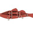Unbenannt.jpg STL file Zander/walleye multi jointed swimbait fishing lure・Template to download and 3D print