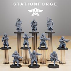1.jpg Fichier 3D Bâtisseur d'infanterie Grimguard・Modèle pour impression 3D à télécharger