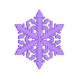 reiter40-var0.stl Snowflake growth simulation in BlocksCAD