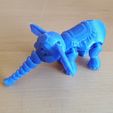 Éléphant de cirque mignon à imprimer Flexi