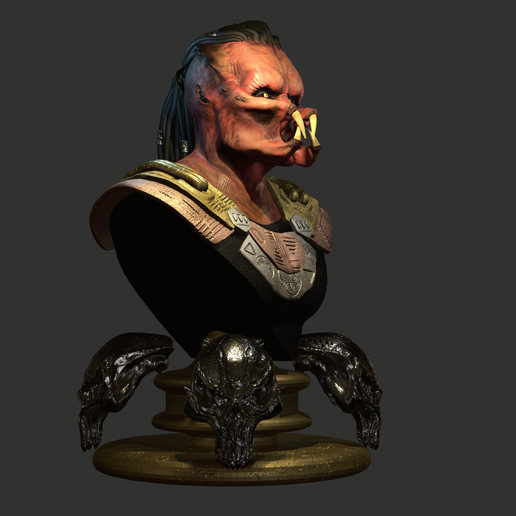 1000003211.png Predator Badlands - 3D-бюст с высокой детализацией (фан-арт скульптура)