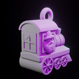 3.png Santa train christmas decorations