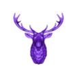 500K without background.obj Deer head