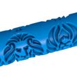 578545455.jpg Lion clay Roller stl file / clay Rolling Pin stl, animals clay cutter printer
