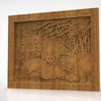 untitled.320.jpg Stl, lions resting, wall decor, lion and lioness, model for CNC milling, 800x600 mm.