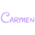 carmen.stl 50 Names with Disney letters