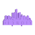 skylinewstuds2.stl Detroit Sports Rotating Display