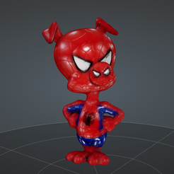 sph1.png Fichier OBJ Spider-Ham・Design à télécharger et à imprimer en 3D